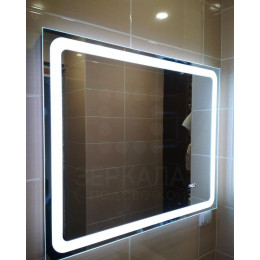 Зеркало для ванной комнаты с LED подсветкой Беллона 60х70 см