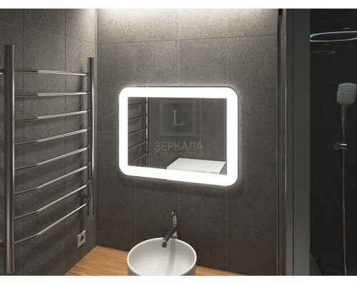 Зеркало в ванну комнату с подсветкой Кампли